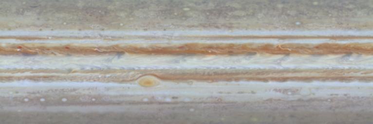 A Jupiter felszíne kiterítve